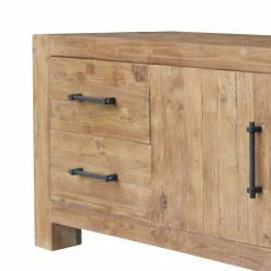 210 Cm Breites Lowboard Aus Recyclingholz - Etrova -Landuva Shop 210 cm breites lowboard aus recyclingholz teak 70 cm hoch etrova 04