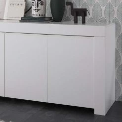 210x81x42 Cm Sideboard Mit Wangengestell - Mikes -Landuva Shop 210x81x42 cm sideboard mit wangengestell in weiss lackiert mikes 03