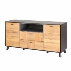 210x85x47 Kombi-Kommode Zweifarbig - Hopiz