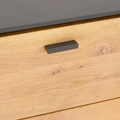 210x85x47 Sideboard In Eiche Bianco & Grau - Hopiz -Landuva Shop 210x85x47 sideboard in eiche bianco grau mit viel stauraum hopiz 05