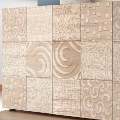 241 Cm Langes Sideboard In Eiche Sonoma Dekor - Bielvas -Landuva Shop 241 cm langes sideboard in eiche sonoma dekor mit druck bielvas 04