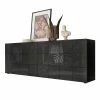 241x84x42 Hochglanz Sideboard In Anthrazit - Ipatal -Landuva Shop 241x84x42 hochglanz sideboard in anthrazit mit druck ipatal f