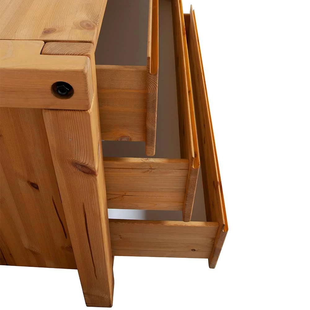 3 Schubladen Kommode aus Kiefer in Honig - Mimdos 3 Schubladen Kommode Aus Kiefer In Honig - Mimdos -Landuva Shop 3 schubladen kommode aus kiefer in honig gebeizt geoelt mimdos 05