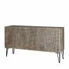 3-türiges Design Sideboard In Mangobaum Grey Wash - Escoba -Landuva Shop 3 tueriges design sideboard in mangobaum grey wash mit hairpin legs in schwarz escoba f
