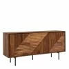 3-türiges Designer Sideboard Aus Massivholz - Madrino 1 3-türiges Designer Sideboard Aus Massivholz - Madrino -Landuva Shop 3 tueriges designer sideboard aus massivholz sheesham mit metallfuessen madrino f