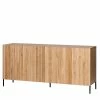 3-türiges Designer Sideboard In Natur Eiche - Cegrada