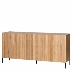 3-türiges Designer Sideboard In Natur Eiche - Cegrada