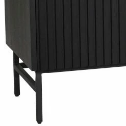 3-türiges Sideboard In Schwarz - Hemorian 5 3-türiges Sideboard In Schwarz - Hemorian -Landuva Shop 3 tueriges sideboard in schwarz mit metallgriffen 160x75x40 hemorian 03