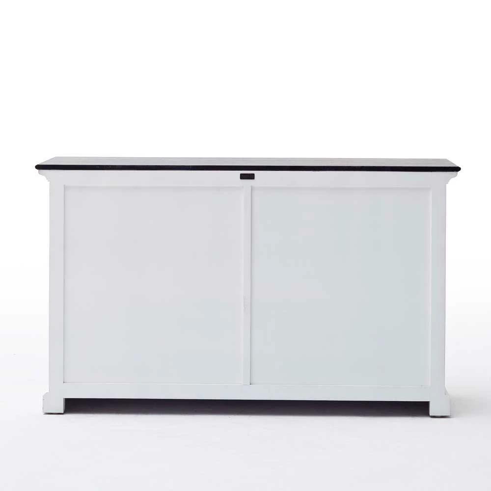 4-türiges Sideboard aus Mahagoni Provona in Weiß 4-türiges Sideboard Aus Mahagoni Provona In Weiß -Landuva Shop 4 tueriges sideboard aus mahagoni in weiss schwarz provona 05