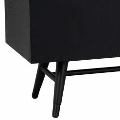 4-türiges Sideboard Im Retrostil - Lacadossa 7 4-türiges Sideboard Im Retrostil - Lacadossa -Landuva Shop 4 tueriges sideboard im retrostil in schwarz 160x79x43 lacadossa 05