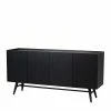 4-türiges Sideboard Im Retrostil - Lacadossa 2 4-türiges Sideboard Im Retrostil - Lacadossa -Landuva Shop 4 tueriges sideboard im retrostil in schwarz 160x79x43 lacadossa f