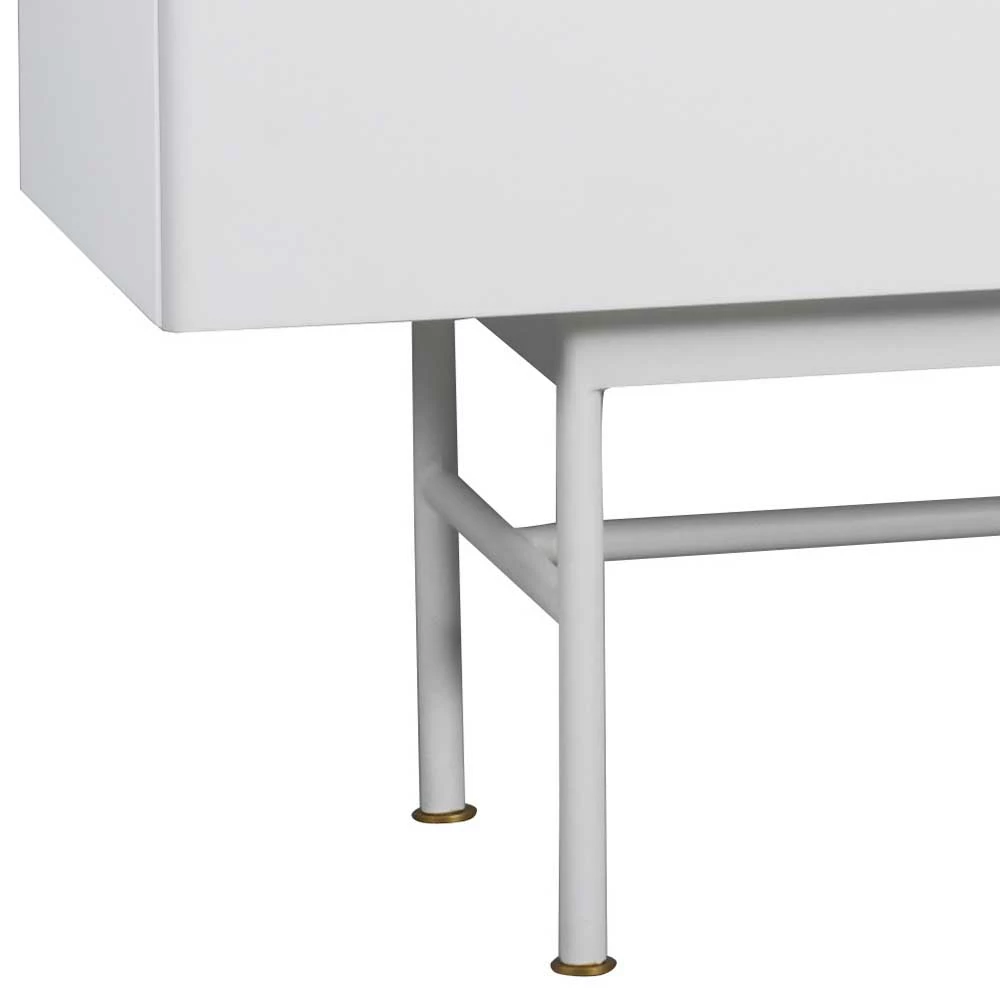 4-türiges Sideboard mit Bodenfreiheit - Avidlo 4-türiges Sideboard Mit Bodenfreiheit - Avidlo -Landuva Shop 4 tueriges sideboard mit bodenfreiheit in weiss aus mdf stahl avidlo 05