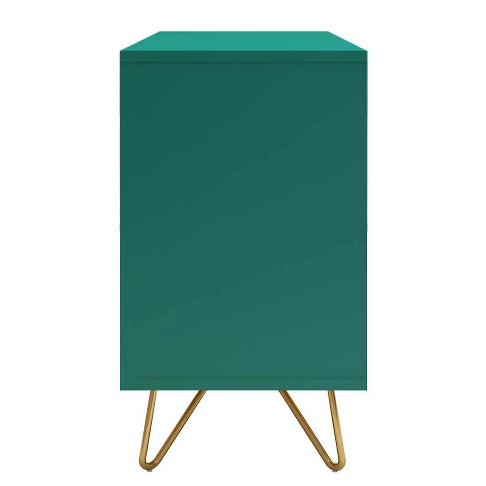 6 Schubladen Kommode in Grün & Gold - Ricriava 6 Schubladen Kommode In Grün & Gold - Ricriava -Landuva Shop 6 schubladen kommode in gruen gold metallbeine hair pin ricriava 02