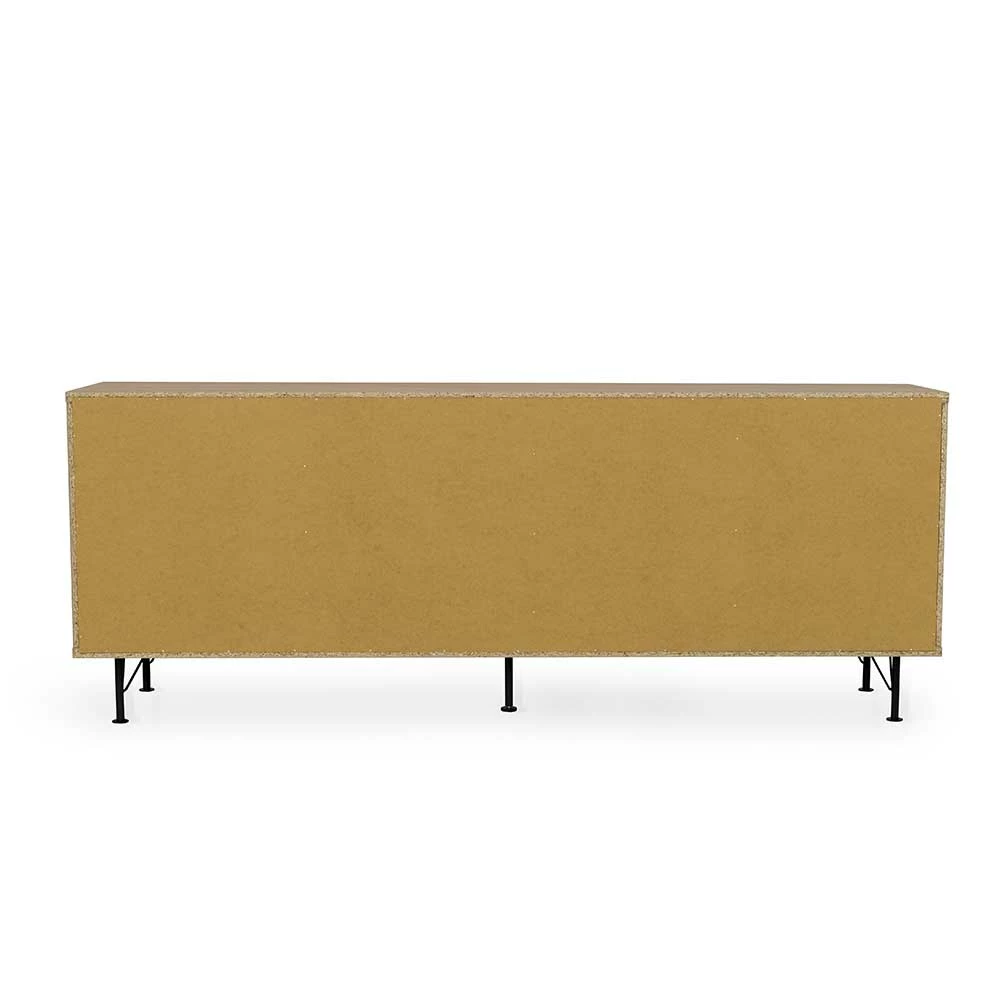 79cm hohes Sideboard 3-türig - Xando I 79cm Hohes Sideboard 3-türig - Xando I -Landuva Shop 79cm hohes sideboard 3 tuerig 3 schubladen in weiss eiche xando i 03