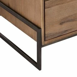 Akazie Sideboard Mit 219 Cm Breite - Intinesta 5 Akazie Sideboard Mit 219 Cm Breite - Intinesta -Landuva Shop akazie sideboard mit 219 cm breite stahl buegelfuessen intinesta 04