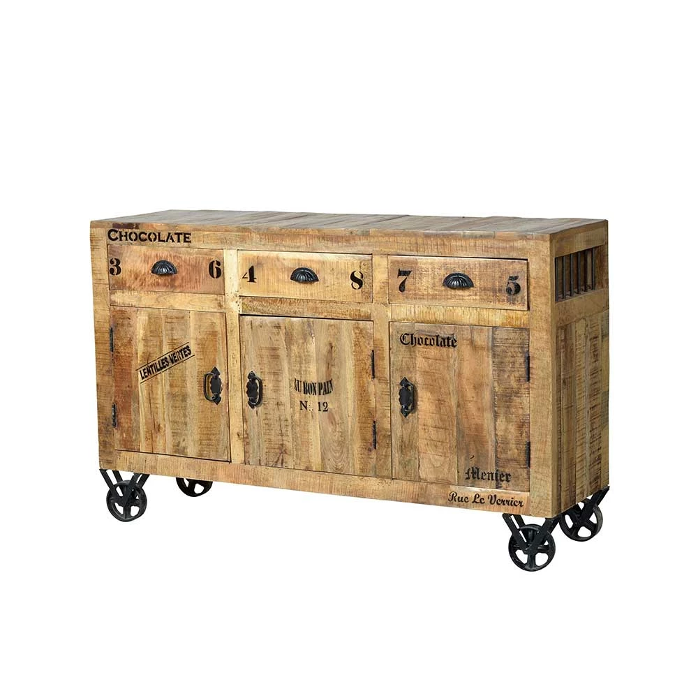 Anrichte Indri auf Rollen Anrichte Indri Auf Rollen -Landuva Shop anrichte rollen industry style indri html f