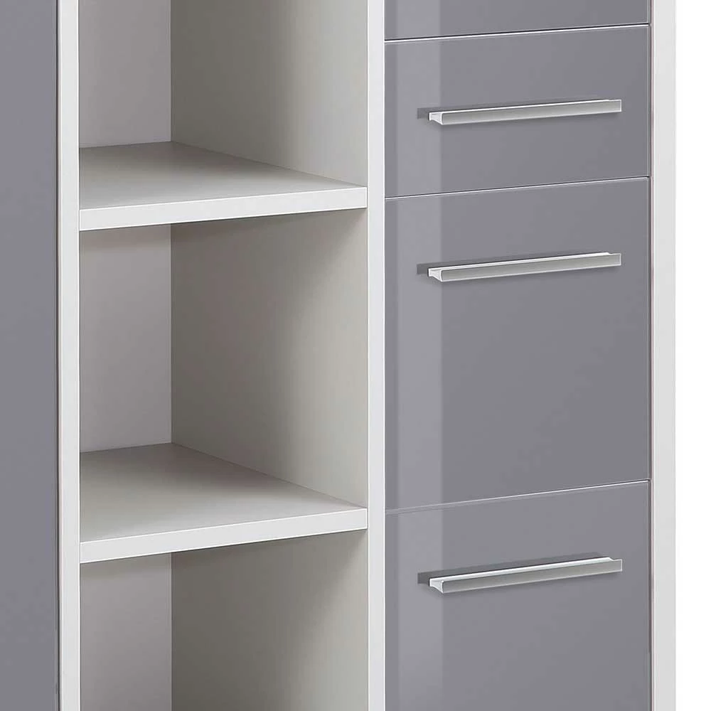 Arbeitszimmer Sideboard mit 2 Türen & 3 Fächern - Tederana Arbeitszimmer Sideboard Mit 2 Türen & 3 Fächern - Tederana -Landuva Shop arbeitszimmer sideboard mit 2 tueren 3 faechern 4 schubladen in grau tederana 04