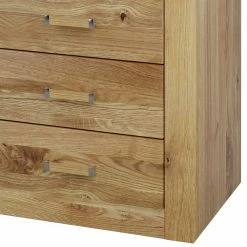 Asteiche Kommode Teilmassiv - Zamron -Landuva Shop asteiche kommode teilmassiv mit vier schubladen tuer zamron 02