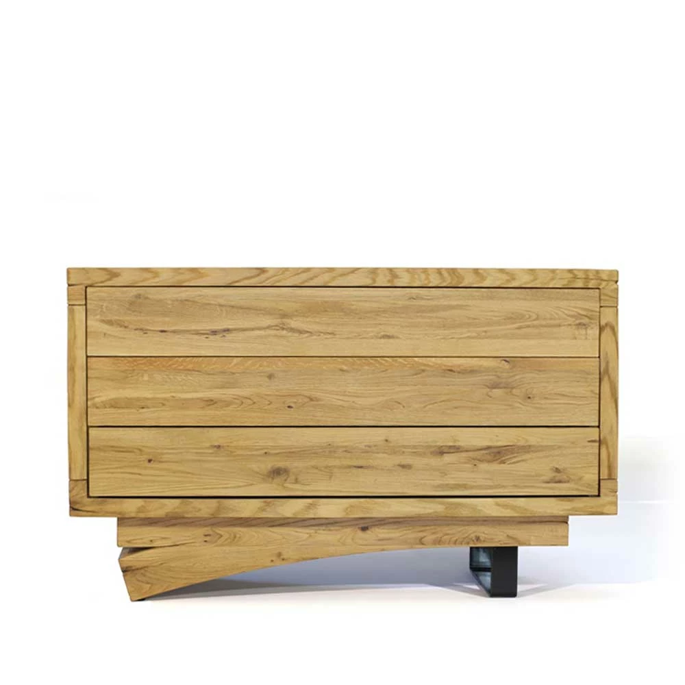 Ausgefallene Kommode aus Asteiche massiv - Vastillo Ausgefallene Kommode Aus Asteiche Massiv - Vastillo -Landuva Shop ausgefallene kommode aus asteiche massiv weiss geoelt 130x60x53 vastillo 01