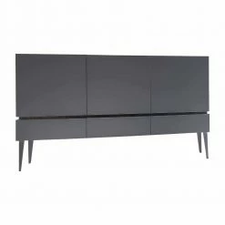 Ausgefallenes Sideboard In Anthrazit - Zialko