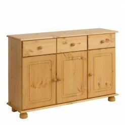 Country Kombi-Kommode In Kiefer Gebeizt & Geölt - Roshan