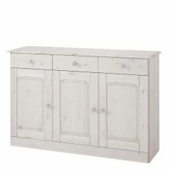 Country Kommode In Weiß Lasiert - Sabine