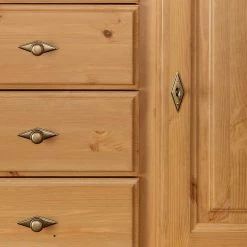 Country Style Anrichte In Eichefarben - Vlota -Landuva Shop country style anrichte in eichefarben gebeiztes kiefernholz vlota 05