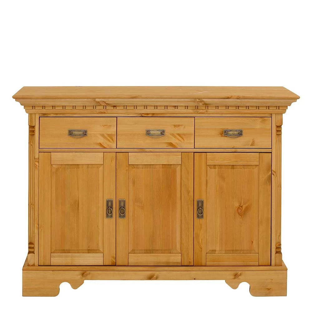 Dekorative Kombi Kommode aus Kiefer massiv - Fausanda Dekorative Kombi Kommode Aus Kiefer Massiv - Fausanda -Landuva Shop dekorative kombi kommode aus kiefer massiv 138x103x45 cm fausanda f