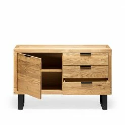 Design Kombi-Kommode Im Industrial Style - Vastillo -Landuva Shop design kombi kommode im industrial style aus asteiche metall vastillo 02