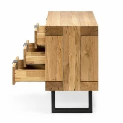 Design Kombi-Kommode Im Industrial Style - Vastillo -Landuva Shop design kombi kommode im industrial style aus asteiche metall vastillo 05