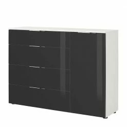 Design-Kommode Mit Drehtür Und Schubladen - Reanna