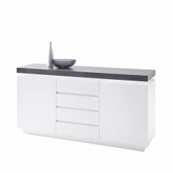 Design Sideboard Rebelvo Mit Dimmbarer LED Beleuchtung