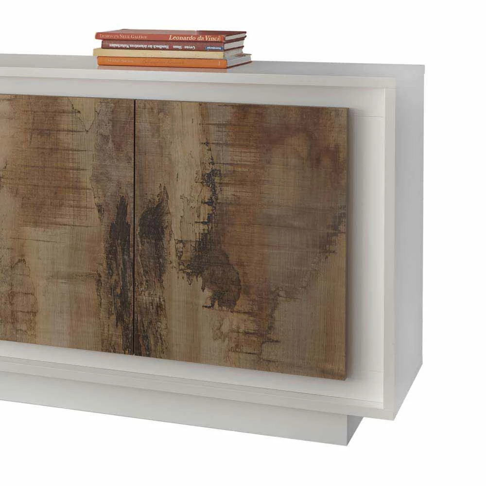 Design Sideboard in Birnbaum Holzoptik & Weiß - Gentur Design Sideboard In Birnbaum Holzoptik & Weiß - Gentur -Landuva Shop design sideboard in birnbaumfarben weiss mit sockelgestell gentur 04