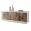 Design Sideboard In Birnbaum Holzoptik & Weiß - Gentur -Landuva Shop design sideboard in birnbaumfarben weiss mit sockelgestell gentur f