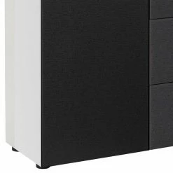 Design Sideboard Mit Glasfront Anthrazit - Eloreen -Landuva Shop design sideboard mit glasfront anthrazit korpus in weiss eloreen 03