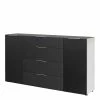 Design Sideboard Mit Glasfront Anthrazit - Eloreen 1 Design Sideboard Mit Glasfront Anthrazit - Eloreen -Landuva Shop design sideboard mit glasfront anthrazit korpus in weiss eloreen f