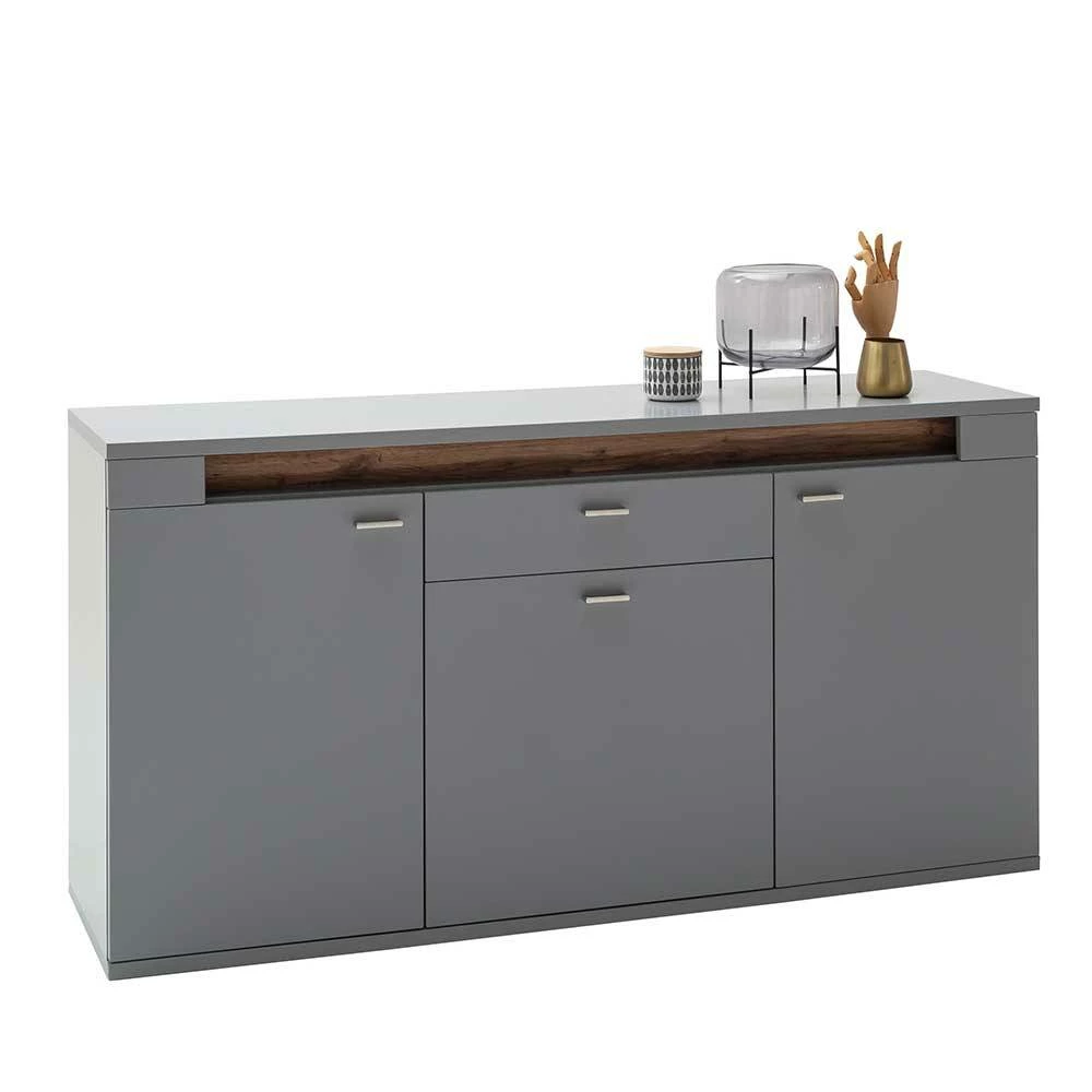 Design Sideboard mit Licht LED - Adecias Design Sideboard Mit Licht LED - Adecias -Landuva Shop design sideboard mit licht led in grau wildeiche dekor adecias 03