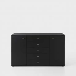 Design Sideboard Vironica In Schwarz