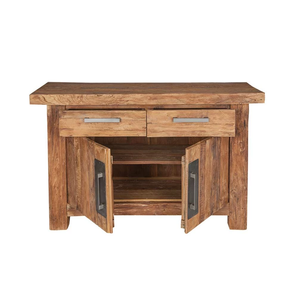 Design Sideboard Ragista aus Teak Altholz Design Sideboard Ragista Aus Teak Altholz -Landuva Shop design sideboard teak altholz landhaus rustikal ragista 03