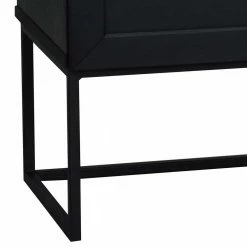 Design Türen Kommode In Eiche Schwarz - Meciva -Landuva Shop design tueren kommode in eiche schwarz massivholz mit stahlgestell meciva 05