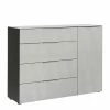 Designer Kommode In Beigegrau Glas - Delamaro -Landuva Shop designer kommode in beigegrau glas und anthrazit 136x99x40 cm delamaro f
