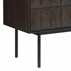 Designer Sideboard In Eiche Dunkel - Jansuva -Landuva Shop designer sideboard in eiche dunkel mit stahlgestell schwarz jansuva 04