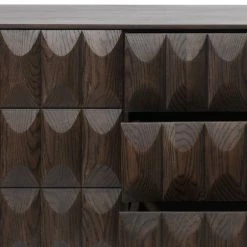 Designer Sideboard In Eiche Dunkel - Jansuva -Landuva Shop designer sideboard in eiche dunkel mit stahlgestell schwarz jansuva 05
