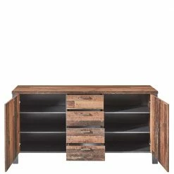 Designer-Sideboard In Holzoptik Used Look - Firodras 5 Designer-Sideboard In Holzoptik Used Look - Firodras -Landuva Shop designer sideboard in holzoptik used look anthrazit 179x88x44 firodras 03