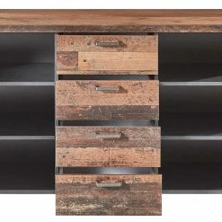 Designer-Sideboard In Holzoptik Used Look - Firodras 7 Designer-Sideboard In Holzoptik Used Look - Firodras -Landuva Shop designer sideboard in holzoptik used look anthrazit 179x88x44 firodras 05