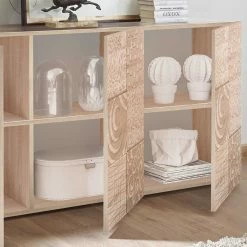 Designer Sideboard Mit Druck - Bielvas 5 Designer Sideboard Mit Druck - Bielvas -Landuva Shop designer sideboard mit druck in dekor eiche sonoma bielvas 03