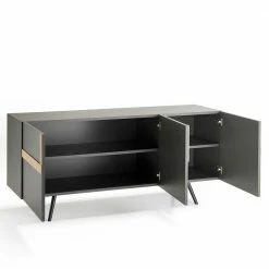 Dunkelgraue Esszimmer Kommode Mit Furnier - Dioba 4 Dunkelgraue Esszimmer Kommode Mit Furnier - Dioba -Landuva Shop dunkelgraue esszimmer kommode mit furnier eiche topp qualitaet dioba 02