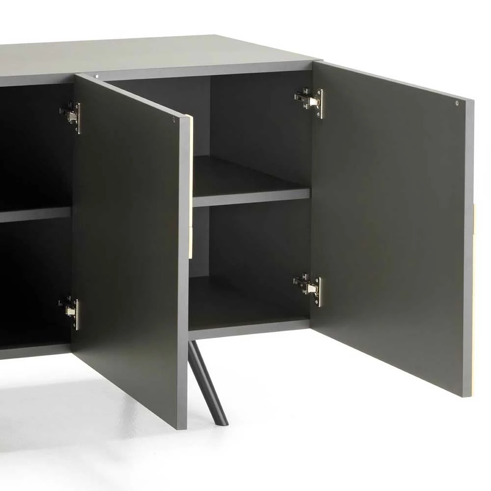 Dunkelgraue Esszimmer Kommode mit Furnier - Dioba Dunkelgraue Esszimmer Kommode Mit Furnier - Dioba -Landuva Shop dunkelgraue esszimmer kommode mit furnier eiche topp qualitaet dioba 03