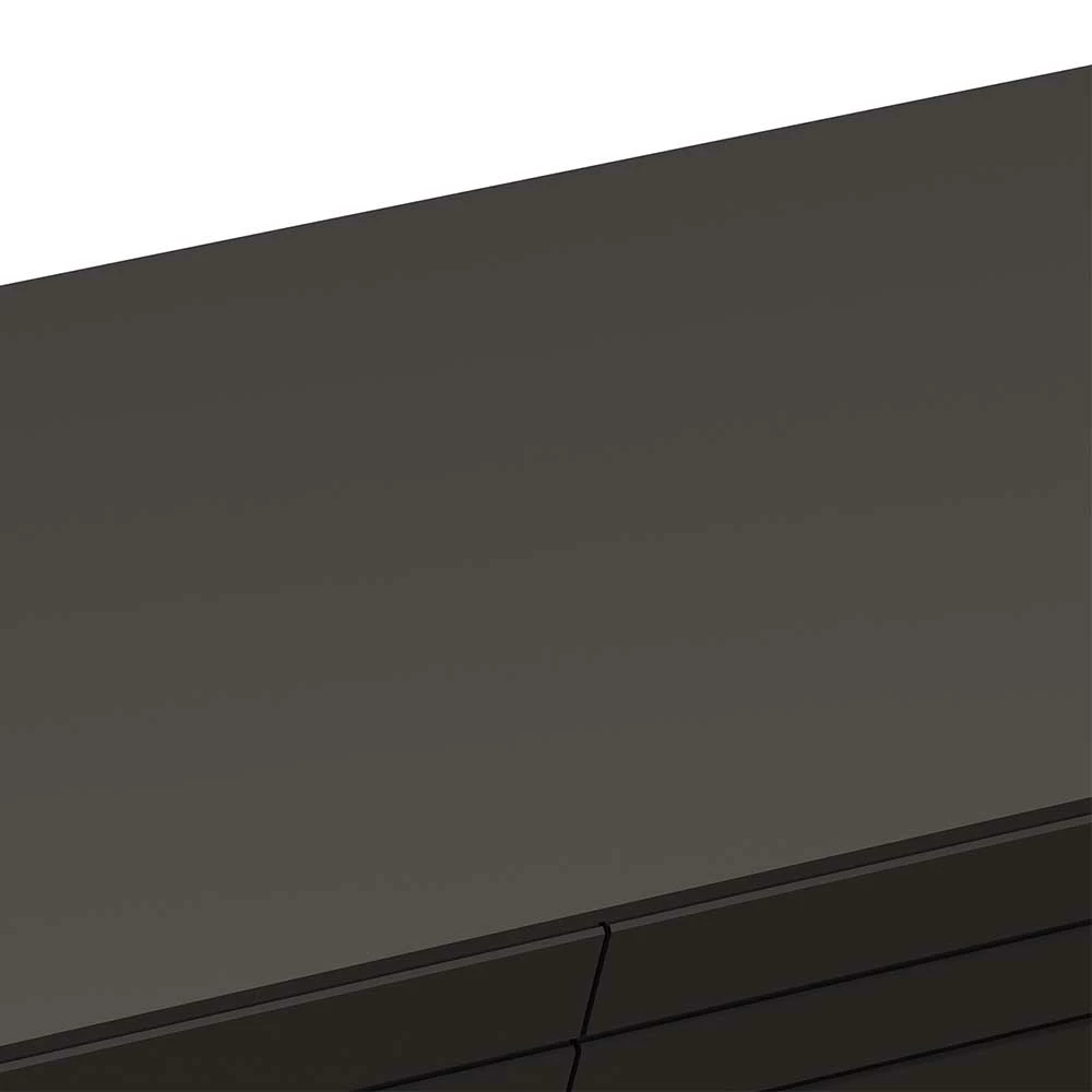 Dunkelgraue Kommode im Skandinavischen Stil - Palium Dunkelgraue Kommode Im Skandinavischen Stil - Palium -Landuva Shop dunkelgraue kommode im skandinavischen stil mit sechs schubladen palium 04