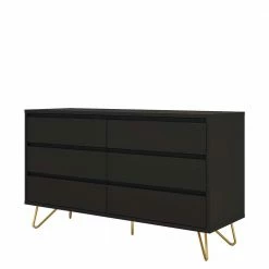 Dunkelgraue Kommode Im Skandinavischen Stil - Palium